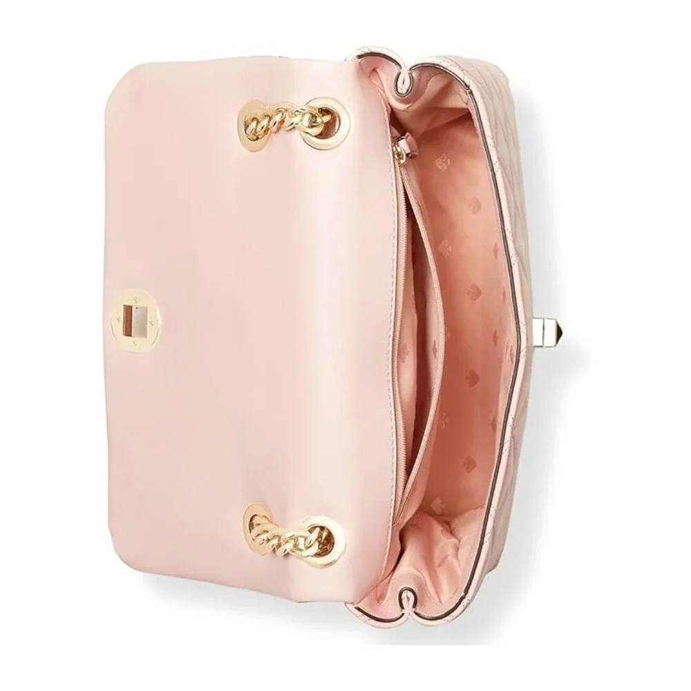 kate spade new york Natalia Medium Flap Shoulder Bag – Rose Smoke